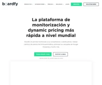 Boardfy.com(Compara precios de la competencia y actualiza tus precios) Screenshot