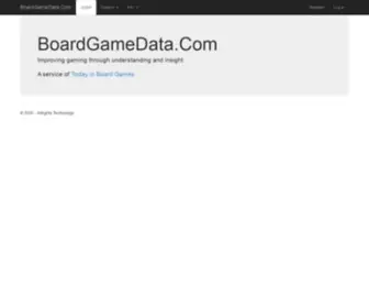 Boardgamedata.com(BoardGameData) Screenshot