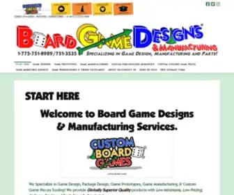 Boardgamedesigns.com(Board Game Designs) Screenshot