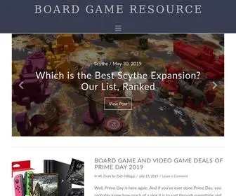 Boardgameresource.com(Board Game Resource) Screenshot