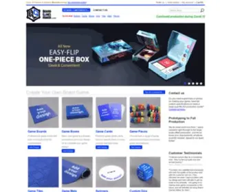 Boardgamesmaker.com(Custom Board Game & Card Game Print Manufacturer) Screenshot