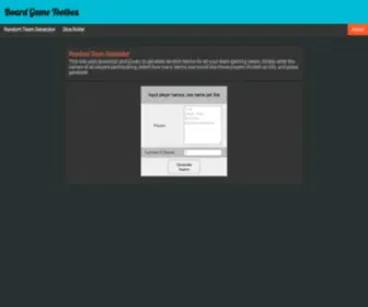Boardgametoolbox.com(Team Generator) Screenshot