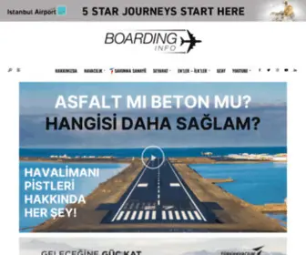 Boardinginfo.com(Ana Sayfa) Screenshot