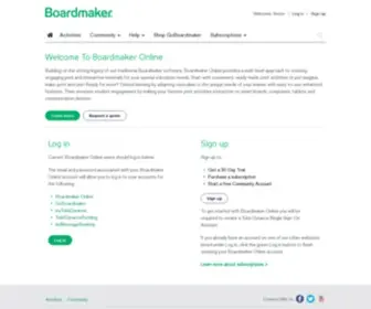 Boardmakershare.com(Boardmaker Share) Screenshot