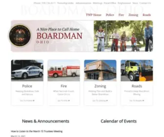 Boardmantwp.com(Boardman Township) Screenshot