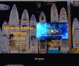 Boardroomeducation.com(Global Board Advisors Corp) Screenshot