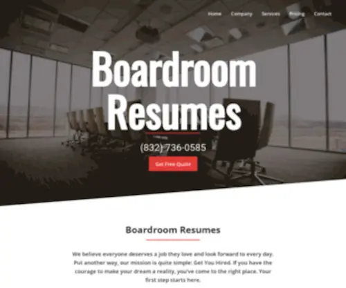 Boardroomresumes.com(Boardroomresumes) Screenshot