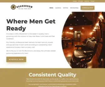 Boardroomsalon.com(Boardroom Salon for Men) Screenshot
