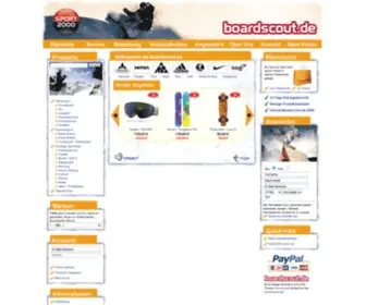 Boardscout.de(Boardsout.de der Snowboard Spezialist) Screenshot