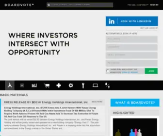 Boardvote.com(BoardVote) Screenshot