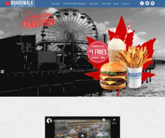 Boardwalkburgers.ca(World Famous Burgers) Screenshot