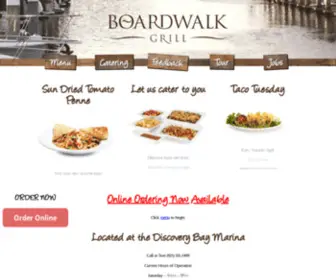 Boardwalkgrill.net(Boardwalk Grill) Screenshot