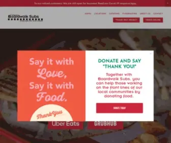 Boardwalksubs.net(Tallarico's Boardwalk Subs) Screenshot
