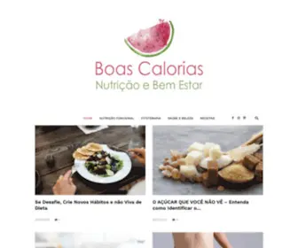 Boascalorias.com.br(Saúde e Informação de Qualidade) Screenshot