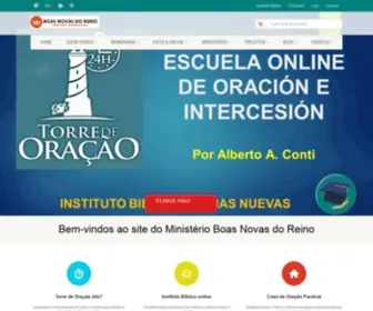 Boasnovasdoreino.org(Ministerio Boas Novas do Reino) Screenshot