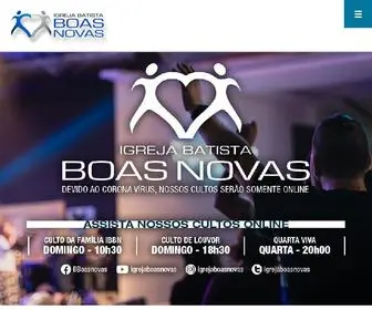Boasnovas.org.br(Igreja Batista Boas Novas) Screenshot