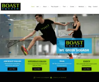 Boastsquash.com(Boast Squash) Screenshot