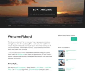 Boat-Angling.co.uk(This site) Screenshot