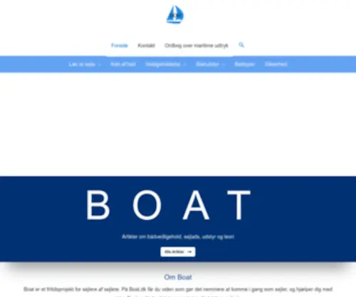 Boat.dk(Boat er en blog) Screenshot