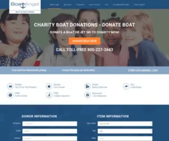 Boatangel.com(Boat Angel Donations) Screenshot