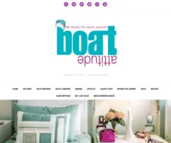 Boatattitudebook.com(BOAT ATTITUDE INTERNATIONAL YACHTING & LIFESTYLE MAGAZINE) Screenshot