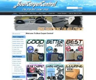 Boatcarpetcentral.com(Boat Carpet Central) Screenshot