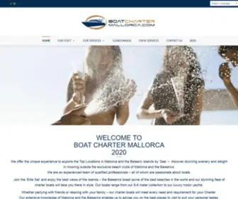 Boatchartermallorca.com(Luxury Yacht Charter in Mallorca & Ibiza) Screenshot