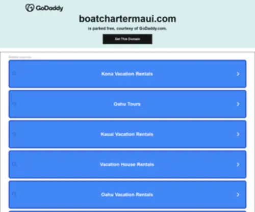 Boatchartermaui.com(Boatchartermaui) Screenshot