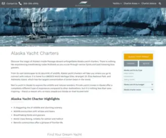 Boatchartersalaska.com(Alaska Yacht Charters) Screenshot