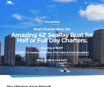 Boatcharterss.com(Boat Charter Boat Rental near me) Screenshot