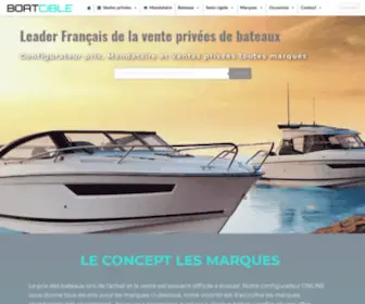 Boatcible.com(Vente privée) Screenshot