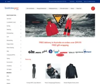 Boatcrewgear.com(Sailing, boating, paddling, boarding, windsurfing) Screenshot