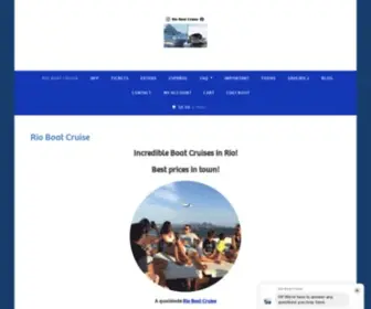 Boatcruise.com.br(Rio Boat Cruise) Screenshot