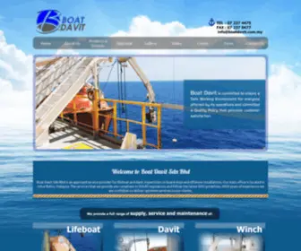 Boatdavit.com.my(Boat Davit Sdn Bhd) Screenshot