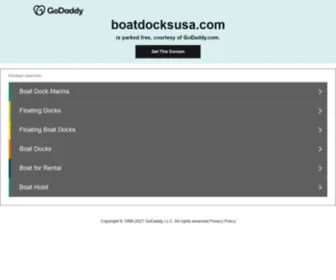 Boatdocksusa.com(Boat Docks USA) Screenshot