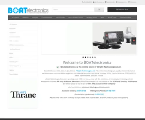 Boatelectronics.co.nz(Maintenance) Screenshot