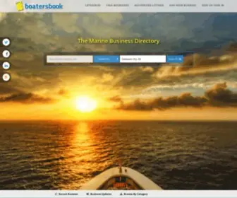 Boatersbook.com(Boaters Directory) Screenshot