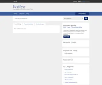 Boatflyer.com(Finding Buyers and Sellers Ocean Wide) Screenshot