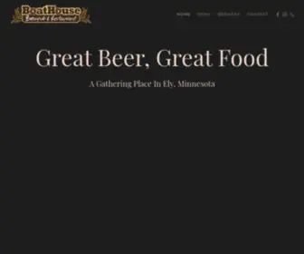 Boathousebrewpub.com(The Boathouse Brewpub & Restaurant) Screenshot