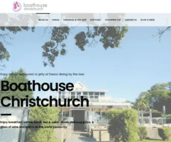 Boathouse.co.uk(Christchurch Restaurant & Bar) Screenshot