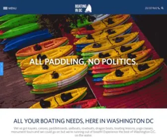 Boatingindc.com(Boating in DC) Screenshot