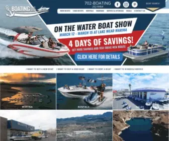 Boatinglakemead.com(Boating Lake Mead) Screenshot