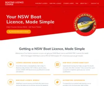 Boatinglicence.com.au(Boating Licence Course) Screenshot