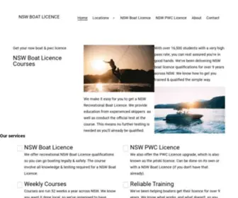 Boatlicence.info(NSW Boat & PWC Jetski Licence Courses. Only 1 evening required. Call 0478 691 620. Locations) Screenshot