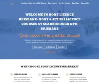 Boatlicencebrisbane.com.au(Experience the Boat Licence Brisbane difference) Screenshot