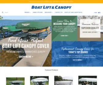Boatliftandcanopy.com(Boat Lift and Canopy) Screenshot