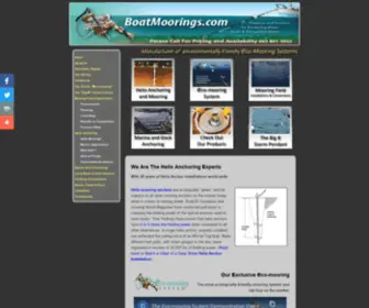 Boatmoorings.com(Protecting the Marine World with Helix Anchors) Screenshot