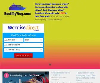 Boatmyway.com(Pamper Yourself with a Stylish Break at Sea) Screenshot