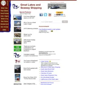 Boatnerd.com(Great Lakes and Seaway Shipping) Screenshot