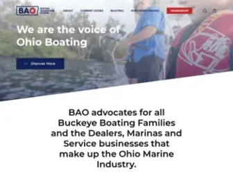 Boatohio.com(Boating Association of Ohio) Screenshot